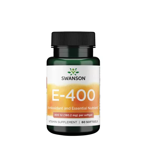 Swanson E-400 400 IU 60 Lágykapszula