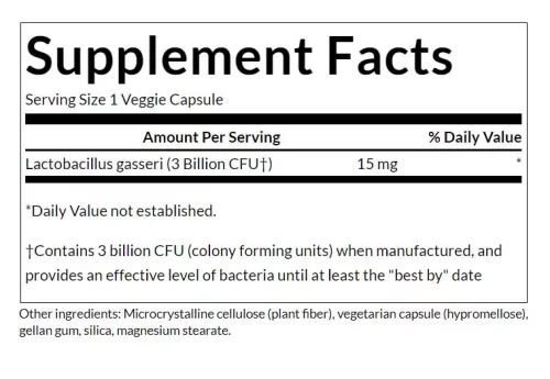 Swanson Lactobacillus Gasseri 3 Billion CFU 60 Kapszula