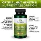 Swanson Epic Pro 25-Strain Probiotikum 30 BILLION CFU 30 Veg Kapszula