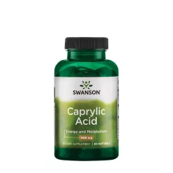 Swanson Caprylic Acid 600 MG 60 Lágykapszula