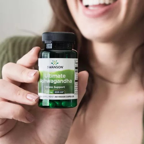 Swanson Ultimate Ashwagandha - KSM-66 250 mg 60 Veg Kapszula
