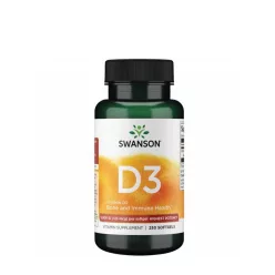 Swanson Vitamin D-3 Vitamin 5,000 iU 250 Kapszula