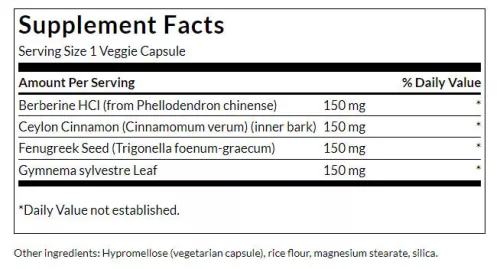 Swanson Berberin Komplex 600 mg 90 Kapszula