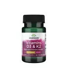 Swanson D3 & K2 Vitamin 60 Kapszula