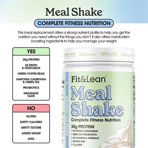 Fit & Lean Meal Replacement - Étkezéshelyettesítő és Zsírégető Formula 453 g