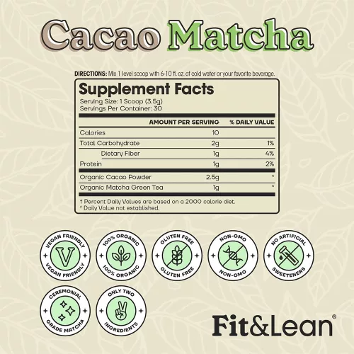 Fit & Lean Cacao Matcha 105 g
