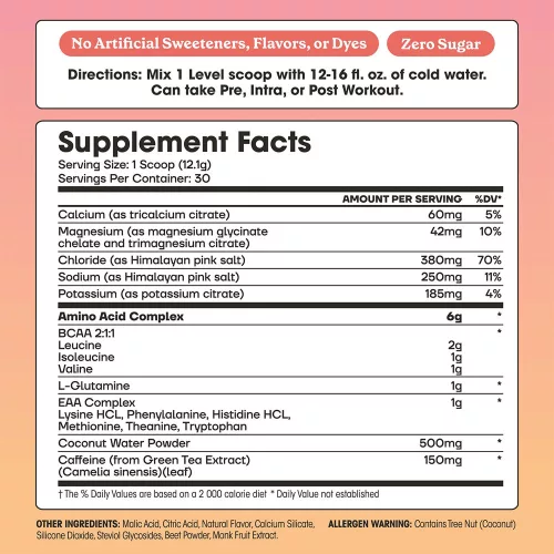 Fit & Lean Amino Hydration & Energy 369 g