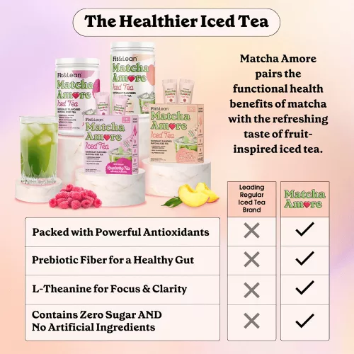 Fit & Lean Matcha Amore Iced Tea 140 g