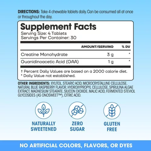 Fit & Lean My Lean Creatine - Kreatin 120 Rágótabletta