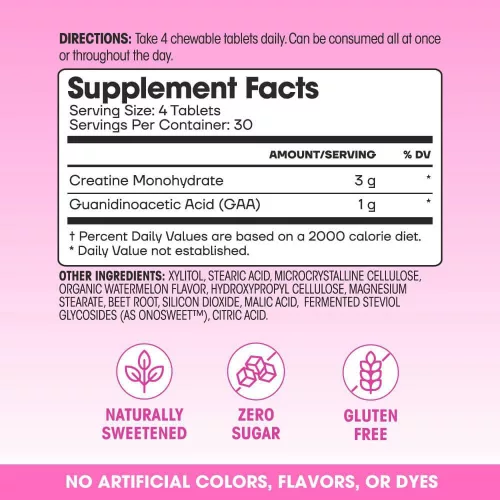 Fit & Lean My Lean Creatine - Kreatin 120 Rágótabletta