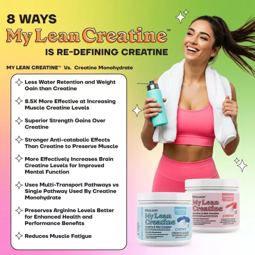 Fit & Lean My Lean Creatine - Kreatin 120 Rágótabletta