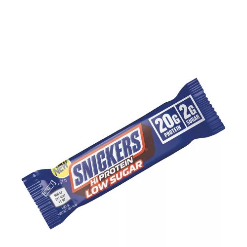 Snickers High Protein Low Sugar Bar - Alacsony Cukortartalmú Fehérjeszelet - Tejcsokoládé 57 g