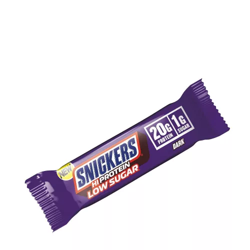 Snickers High Protein Low Sugar Bar - Alacsony Cukortartalmú Fehérjeszelet - Étcsokoládé 57 g