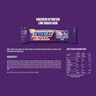 Snickers High Protein Low Sugar Bar - Alacsony Cukortartalmú Fehérjeszelet - Étcsokoládé 57 g