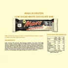 Mars High Protein Low Sugar Bar - Alacsony Cukortartalmú Fehérjeszelet - Fehércsokoládé 57 g