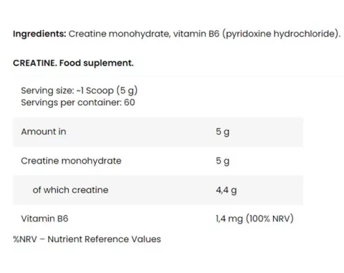 FA - Fitness Authority Kreatin-monohidrát por 300 g