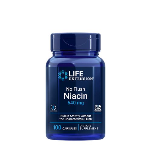 Life Extension Flush Mentes Niacin 640 mg 100 Kapszula