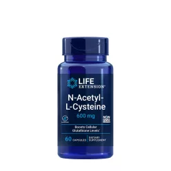 Life Extension N-acetil-L-cisztein (NAC) 600 mg 60 Kapszula