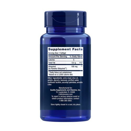 Life Extension Super Ubiquinol CoQ10 100 mg 60 Lágykapszula