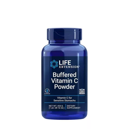Life Extension Pufferolt C-vitamin por - Buffered Vitamin C Powder 454 g