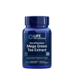   Life Extension Koffeinmentes Zöld Tea Kivonat kapszula - Decaffeinated Mega Green Tea Extract 100 Kapszula
