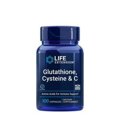   Life Extension Glutation, Cisztein & C-vitamin kapszula - Glutathione, Cysteine & C 100 Veg Kapszula