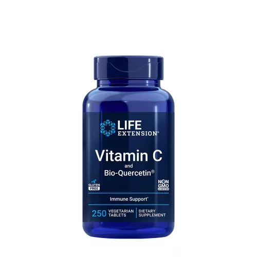 Life Extension C-vitamin tabletta Quercetinnel - Vitamin C With Bio-Quercetin 250 Tabletta