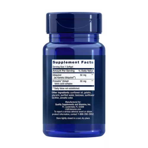 Life Extension Super Ubiquinol CoQ10 50 mg kapszula (Fokozott Mitokondriális Támogatás) 100 Lágykapszula