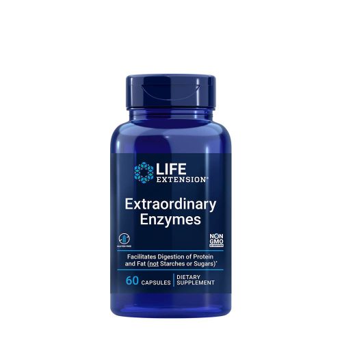 Life Extension Emésztést Segítő Enzimek - Extraordinary Enzymes 60 Kapszula
