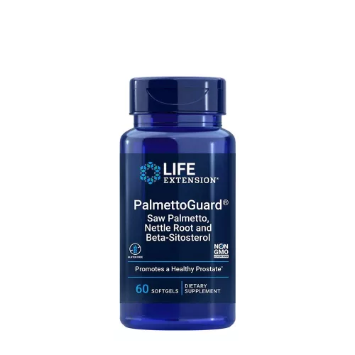 Life Extension PalmettoGuard Saw Palmetto, Nettle Root és Beta-Sitosterol 60 Lágykapszula