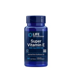   Life Extension E-vitamin (Biológiailag Jól Hasznosuló) 268 mg kapszula - Super Vitamin E 90 Lágykapszula