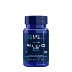   Life Extension Alacsony Dózisú K2-vitamin kapszula - Low Dose Vitamin K2 90 Kapszula