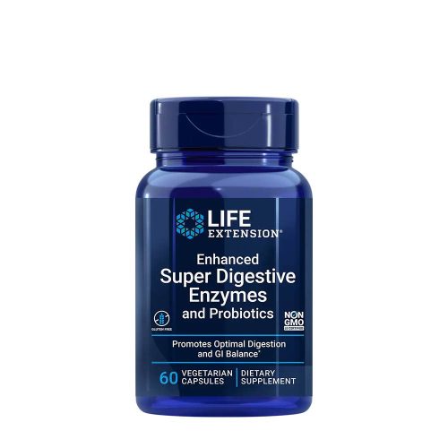 Life Extension Emésztőrendszeri Enzimek és Probiotikumok - Enhanced Super Digestive Enzymes and Probiotics 60 Veg Kapszula