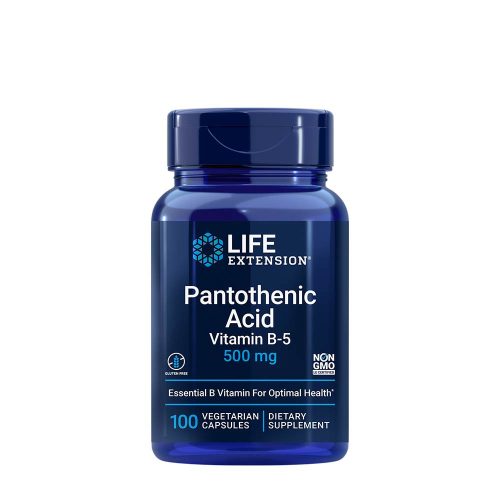 Life Extension Pantoténsav 500 mg kapszula - Pantothenic Acid 100 Veg Kapszula