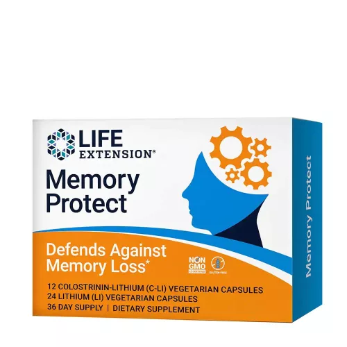 Life Extension Memória és Kognitív Egészségtámogató kapszula - Memory Protect 12+24 Veg Kapszula