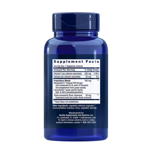 Life Extension Szőlő Mag Kivonat kapszula - Grapeseed Extract 60 Veg Kapszula