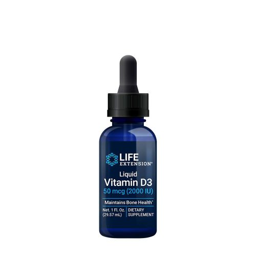 Life Extension Folyékony D3-vitamin (2000 NE) - Liquid Vitamin D3 29 ml