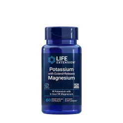   Life Extension Kálium kapszula Elnyújtott Felszabadulású Magnéziummal - Potassium with Extend-Release Magnesium 60 Kapszula