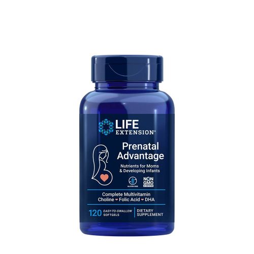 Life Extension Szülés Előtti Komplex Multivitamin kapszula - Prenatal Advantage 120 Lágykapszula