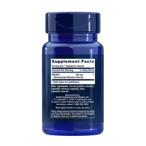Life Extension Sejtenergia Támogató kapszula - NAD+ Cell Regenerator 300 mg 30 Kapszula