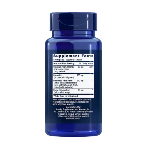 Life Extension Optimized Quercetin 250 mg - Kvercetin 60 Veg Kapszula