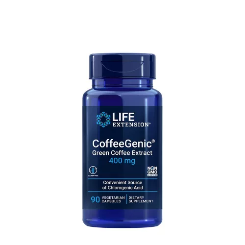 Life Extension CoffeeGenic® Green Coffee Extract - Zöld tea kivonat 90 Veg Kapszula