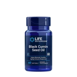   Life Extension Black Cumin Seed Oil - Feketekömény olaj 60 Lágykapszula