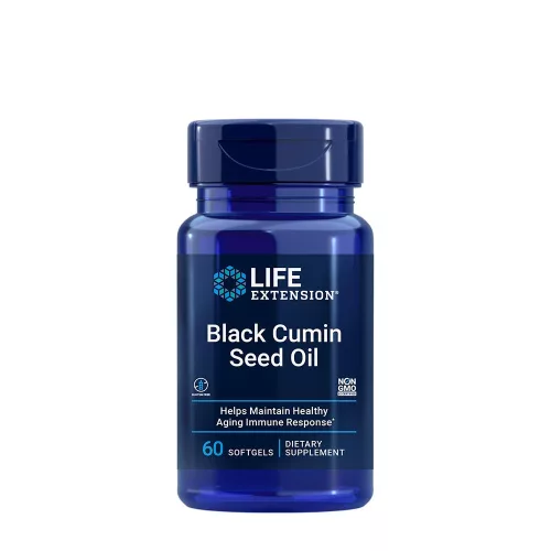 Life Extension Black Cumin Seed Oil - Feketekömény olaj 60 Lágykapszula