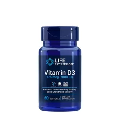 Life Extension D3-vitamin 175 mcg (7000 NE) 60 Lágykapszula