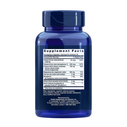 Life Extension Bone Restore with Vitamin K2 - Csontok Egészsége 120 Kapszula