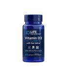 Life Extension Vitamin D3 with Sea-Iodine™ - D-vitamin tengeri algával 60 Kapszula