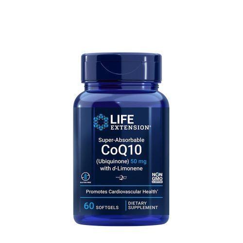 Life Extension Super-Absorbable CoQ10 (Ubiquinone) with d-Limonene 60 Lágykapszula