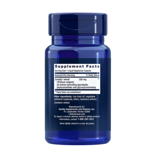 Life Extension Skin Restoring Ceramides - Bőr Egészsége 30 Veg Kapszula