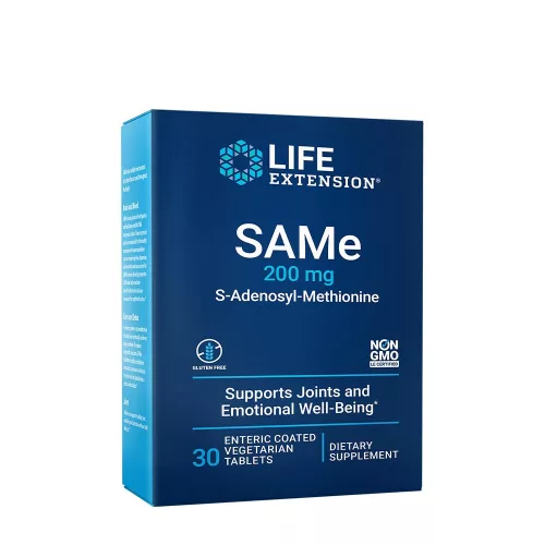 Life Extension SAMe 200 mg (S-Adenosyl-Methionine) 30 Tabletta